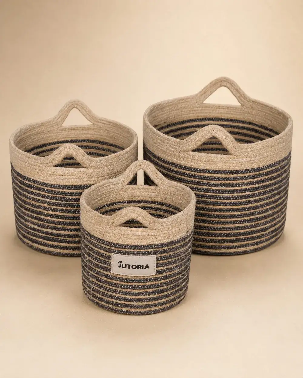 Planter Baskets – handmade natural fibre products by JUTORIA
