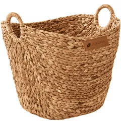Seagrass Storage Basket – Large Woven Basket, brown colour
