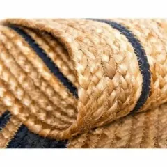 Natural Jute Oval Braided Area Rug, brown / natural jute colour – image 2
