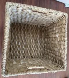 Large Natural Seagrass Storage Basket with Handles – image 3