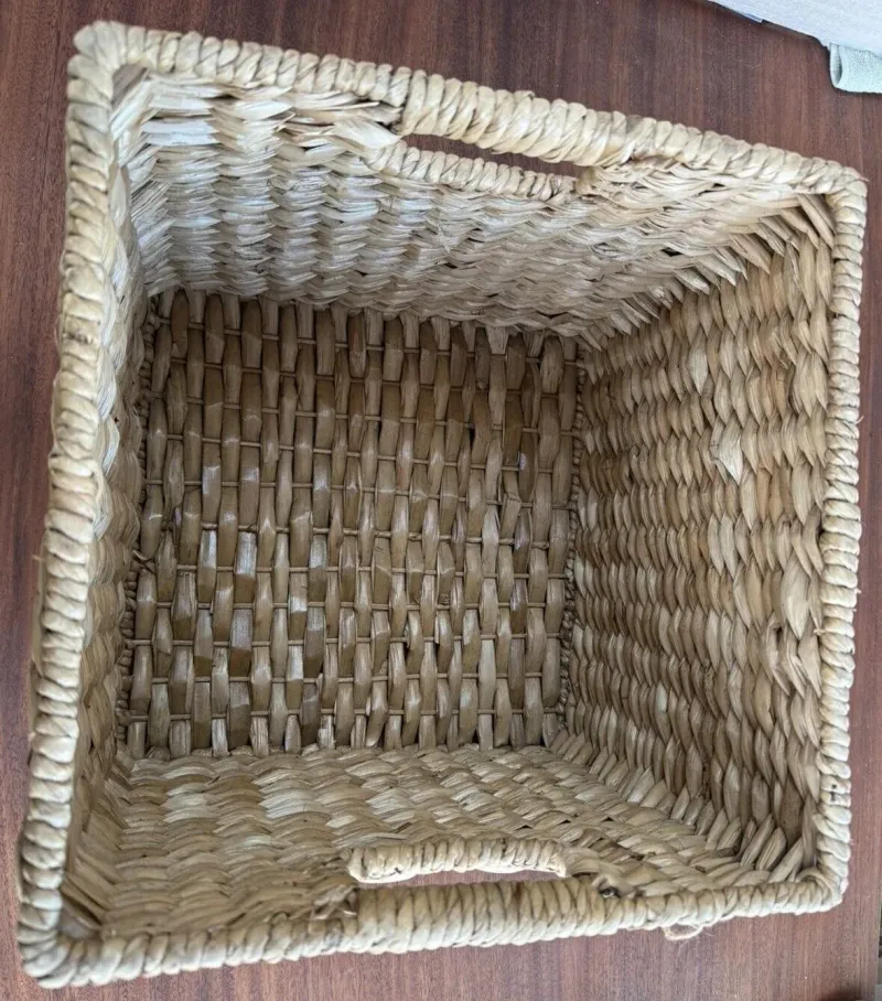 Large Natural Seagrass Storage Basket with Handles – image 3