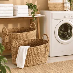 Natural Seagrass Basket Set of 2 – image 3