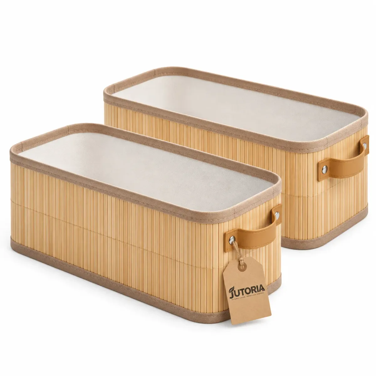 Natural Bamboo Storage Basket