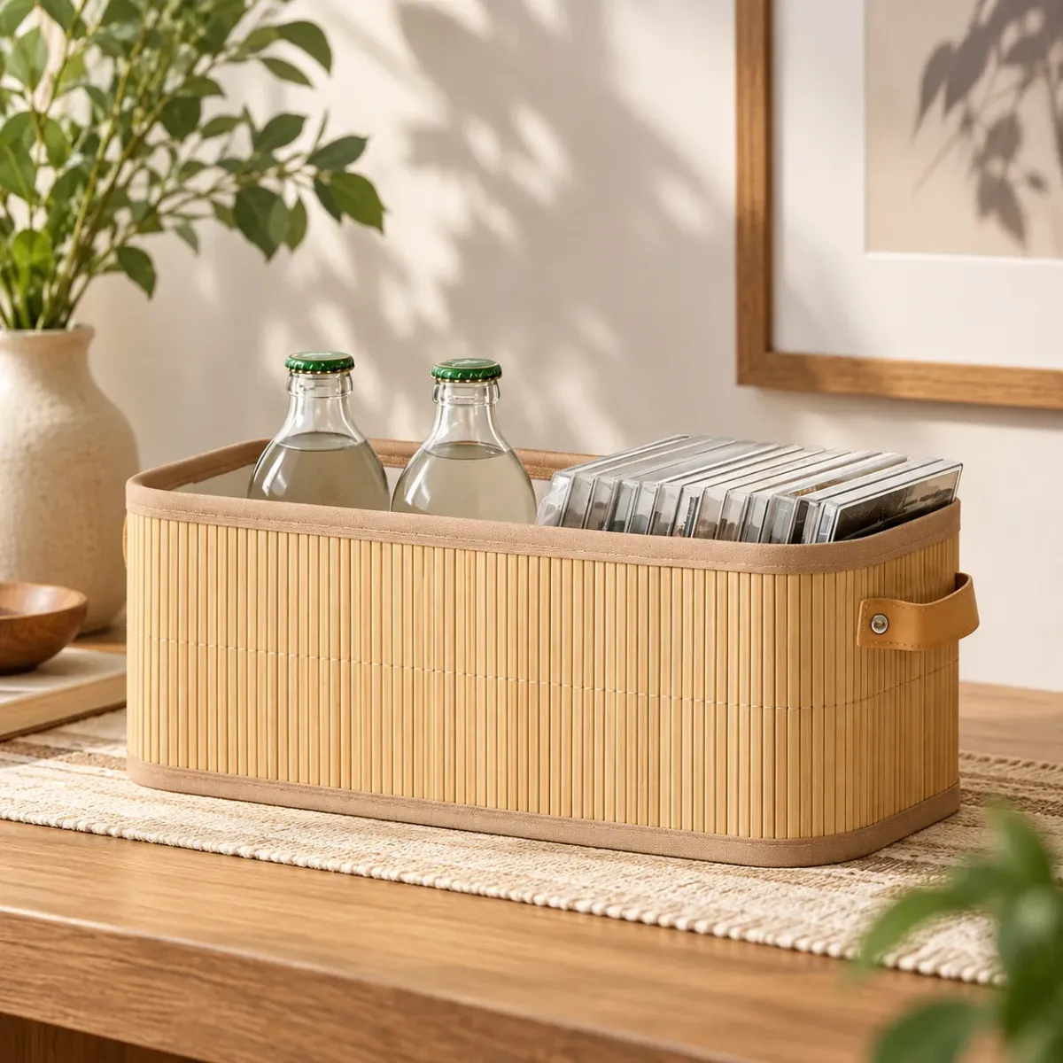 Natural Bamboo Storage Basket – image 3