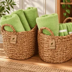 Natural Seagrass Basket Set of 2 – image 2