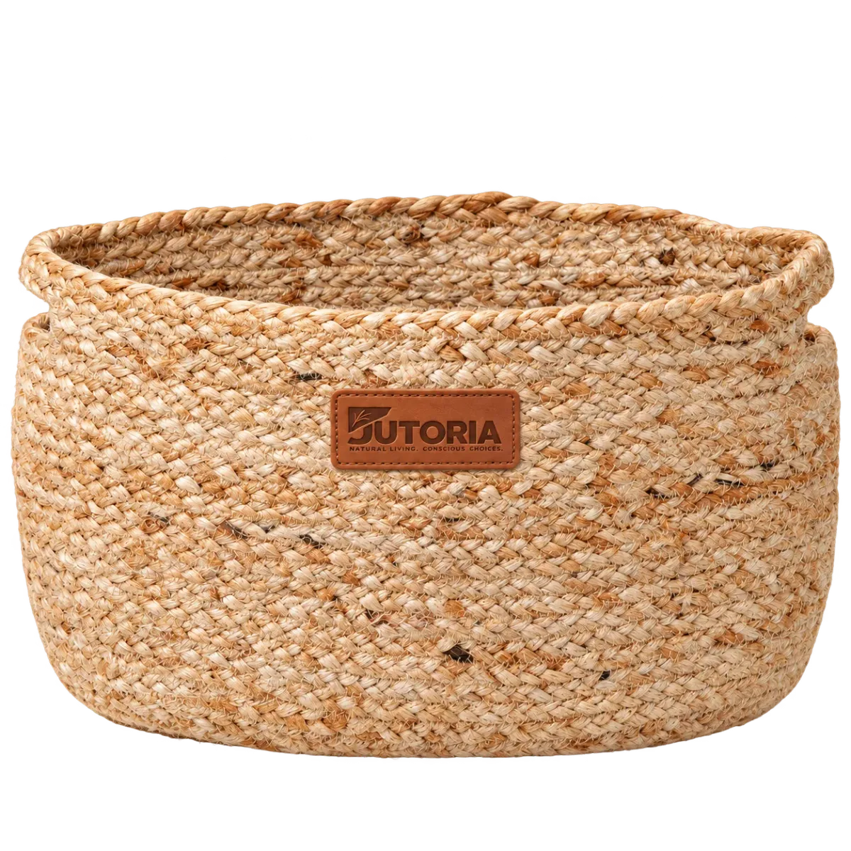 Natural Jute Bathroom Storage Basket