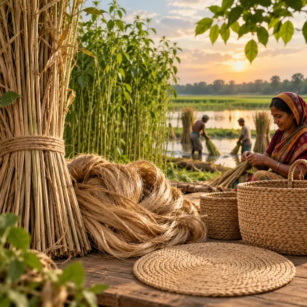 Natural Jute – natural fibre used in JUTORIA home décor