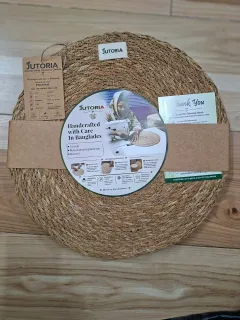Natural Seagrass Placemats (Set of 6) – image 2