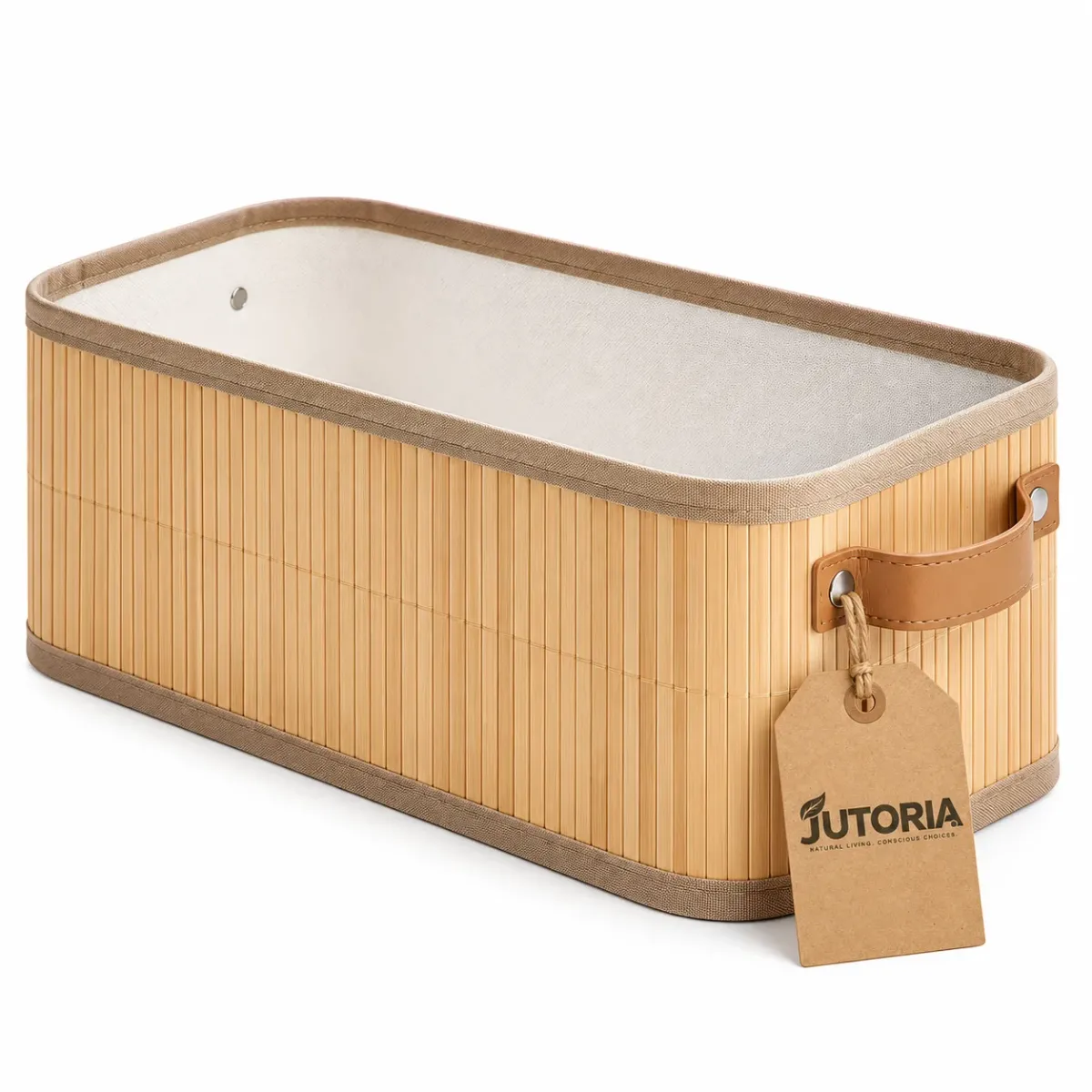 Natural Bamboo Storage Basket – image 2
