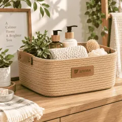 Jute Organize Basket, natural jute colour – image 2